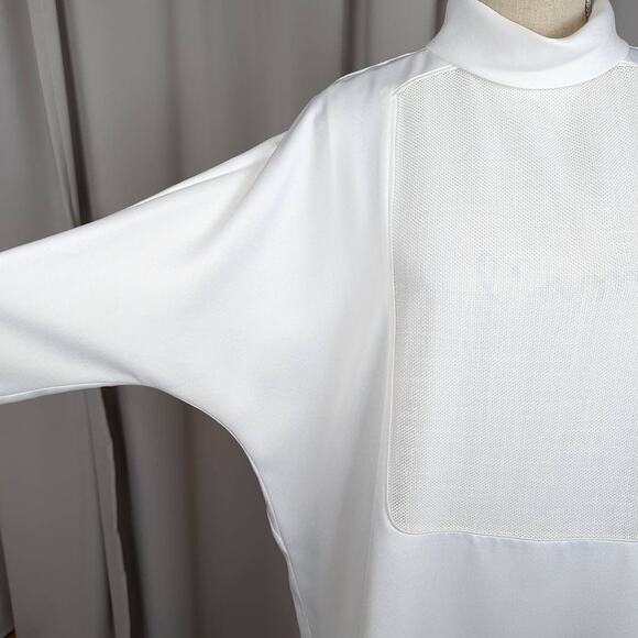 Camilla and Marc High Neck Oversized Shirt Dress White Size 6 - Picture 10 of 14